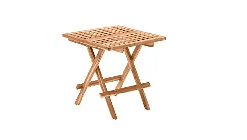 Produktbild: Möbilia Gartentisch, Teak Natur, 50x50 cm