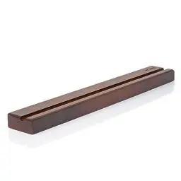 Produktbild: MÖNKE Vinyl-Schallplattenregal - Präsentieren Sie Ihre aktuellen oder bevorzugten Schallplatten elegant an der Wand - Passt für eine Schallplatte jeder Größe (Braun)