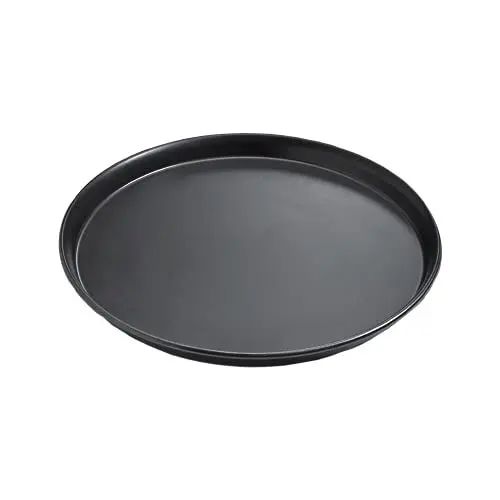 Produktbild: MOESTA-BBQ 10087 Pan-American Pizzablech Rund - 32cm Durchmesser - Pizza-Pfanne aus Blaublech für Backofen und Grill