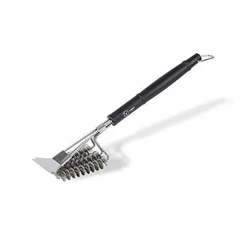 Produktbild: MOESTA-BBQ 19037 Profi Brush No 2, 100% Edelstahl-Grillbürste - Modell 2019 mit aufgewickelter Bürste