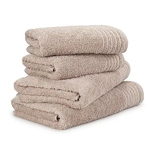 Produktbild: Möve Handtuchset New Classic 4-TLG Handtücher - 2X 50x100cm + 2X 67x140cm, 100% Baumwolle,