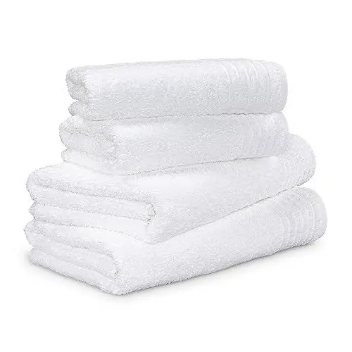 Produktbild: Möve Handtuchset New Classic 4-TLG Handtücher - 2X 50x100cm + 2X 67x140cm, 100% Baumwolle, Snow
