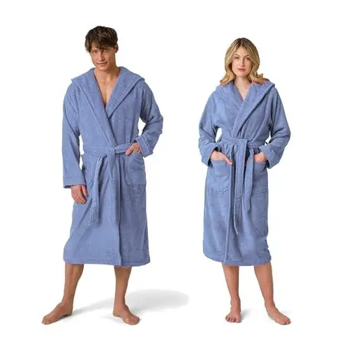 Produktbild: Möve Superwuschel Kapuzenmantel, Bademantel, Größe XS, Cornflower