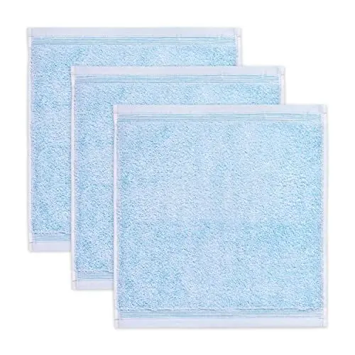 Produktbild: möve Superwuschel Seiftuch 30 x 30 cm aus 100% Baumwolle, aquamarine 3er Set