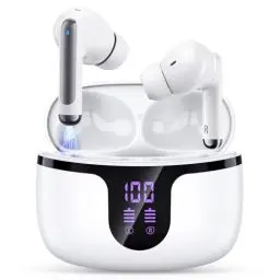 Produktbild: Mohard Kopfhörer Kabellos Bluetooth 5.3, (HiFi-Stereoklang) Bluetooth Kopfhörer In Ear, 50 Std Spielzeit, Touch-Steuerung, Tiefer Bass Noise Cancelling Mikrofon, Wireless Earbuds mit LED-Anzeige