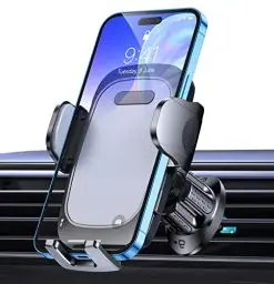 Produktbild: Mohard Handyhalterung Auto Lüftung, (Nie Wackeln) 360° Drehbar Handyhalter Auto mit Verbessertem Lüftungshaken, 100% Sicher KFZ Smartphone Halterung Kompatibel mit iPhone 17/16/15, Allen 4-7