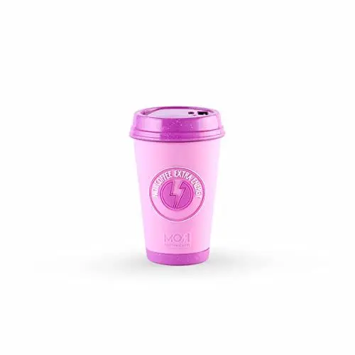 Produktbild: MOJIPOWER, Besondere Powerbank, Tragbares Ladegerät, 4500 mAh, Kompatibel mit iOS und Android, Power Bank für Smartphones, Tablets, Bluetooth-Geräte - Modell Kaffeetasse