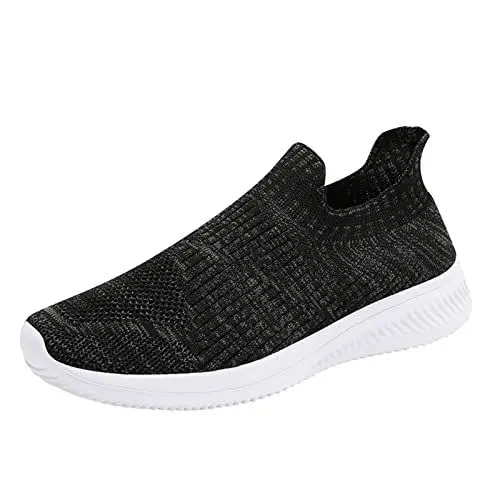 Produktbild: Mokassins Herren Turnschuhe Slip On Leichtgewichts Slip On rutschfest Halbschuhe Orthopädische Atmungsaktiv Joggingschuhe Joggingschuhe Driving Penny Schuhe