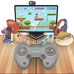 Produktbild: MOKIO® Pop-Up Karte – Gaming – 3D Glückwunschkarte zum Geburtstag, Geburtstagskarte für Gamer