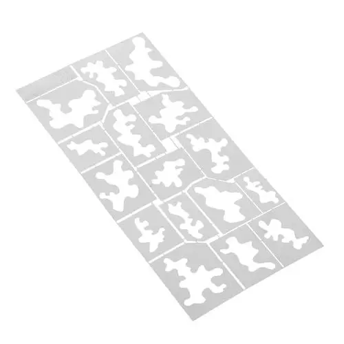 Produktbild: MOKKHNB Camo Malvorlage Wiederverwendbare Schablone für Holzarbeiten Scrapbooking und Modellbau mit Präziser Gestaltung und Einfachem Reinigen
