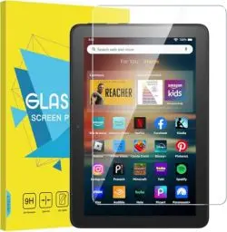 Produktbild: MoKo Folie für Neu Fire HD 8 Tablet (12. Generation, 2022) / Fire HD 8 & 8 Plus (10. Generation, 2020), Klar HD 9H Panzerglas Displayschutzfolie Schutzfolie Glasfolie Screen Protector - Transparent