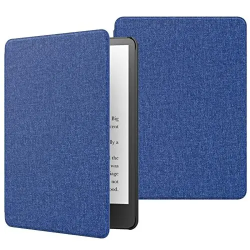 Produktbild: MoKo Hülle Kompatibel mit Kindle Paperwhite 11. Generation 2021, Dünn Lightweight Kunstleder Schutzhülle Smart Cover mit Auto Sleep/Wake für Kindle Paperwhite 6,8 Zoll, Signature Edition, Indigo