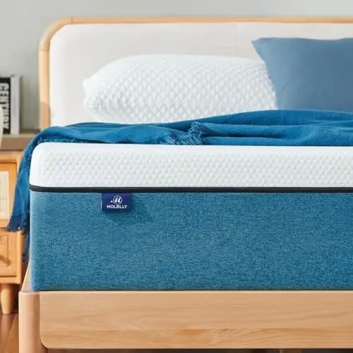 Produktbild: Molblly Matratze 140x200, Höhe 15 cm rollmatratze 140 x 200 Hautfreundliches Gesichtstuch Comfort Rollmatratze 7-Zonen Härtegrad H3 kaltschaummatratze(140x200x15)