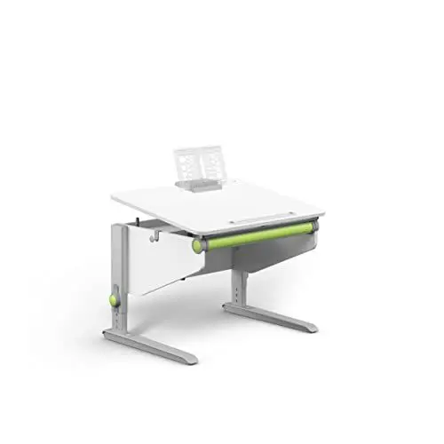 Produktbild: moll Winner Compact Classic Kinderschreibtisch höhenverstellbar | mitwachsend & ergonomisch mit neigbarer Tischplatte & gerundeten Ecken | Schreibtisch ideal für Schulkinder | Made in Germany