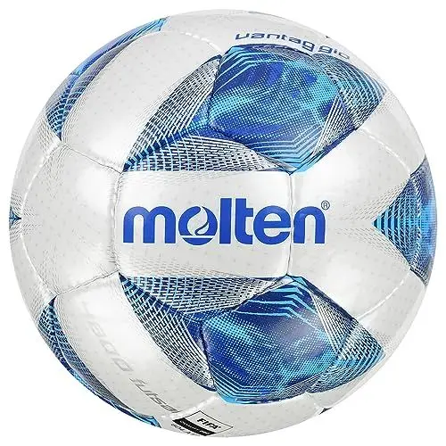 Produktbild: Molten Top Futsalball-F9A4800 weiß/blau/Silber Futsal