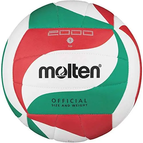 Produktbild: Molten V5M2000 Top Training Volleyball Gr. 5 Ball,Weiß/Grün/Rot,5