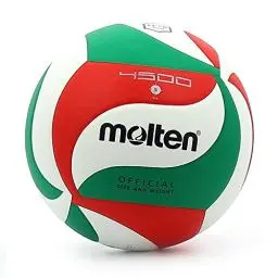 Produktbild: Molten V5M4500 Volleyball Größe 5 Ball, Weiß/Grün/Rot, 5
