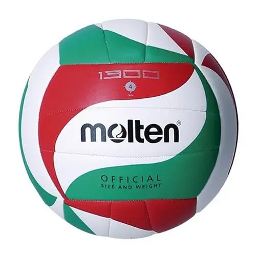 Produktbild: Molten Volleyball V4M1300 Größe 4, Rot, Grün und Weiß