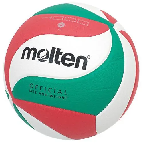 Produktbild: Molten Volleyball V5M4000, Weiß/Grün/Rot, 5