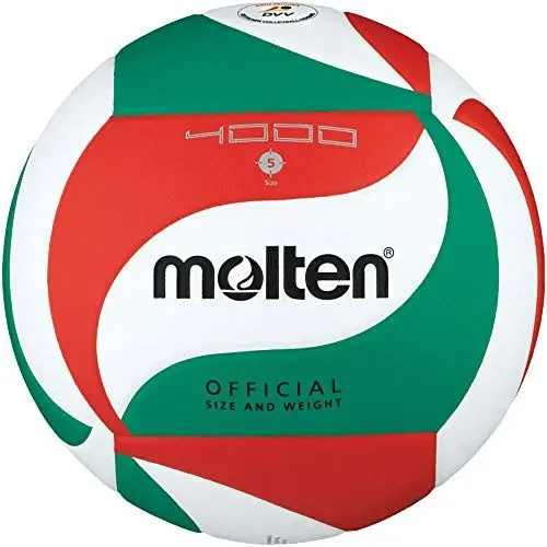 Produktbild: Molten Wettspielball-V5M4000-DE weiß/grün/rot 5