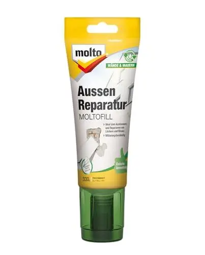 Produktbild: Molto Reparatur Moltofill Aussen, Fertigspachtel, weiß, 330g
