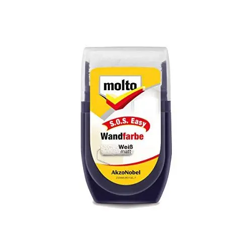 Produktbild: Molto S.O.S easy Wandfarbe 30ml, weiss