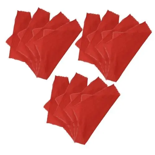 Produktbild: MOLUCKFU 12St Stoffserviette Mundserviette dekorative Servietten Abendessen Tuch Stoffservietten hochzeitsdeko hochzeits Dekoration Servietten für das Festival Mehrzweckservietten Polyester
