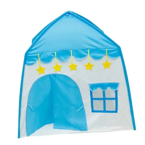 Produktbild: MOLUCKFU 1Stk Kinderzelt Babyspielhaus großes spielhaus für mädchen sechseckiges Zelthaus Spielzelt Tent Kinder zelte Spielzeug Kinderspielhaus Kinderspielzimmer Oxford-Stoff Blue