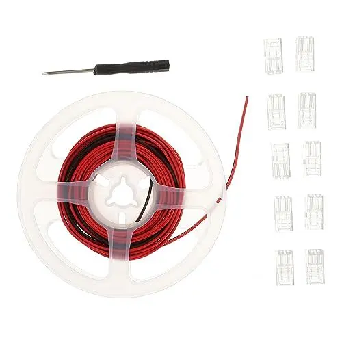 Produktbild: MOLUCKFU 1 Satz Led-lichtleistenanschluss Led-leiste Lötfreier Adapter Led-lichtanschlüsse Led-streifen Lichtleistenanschlüsse Led-anschlüsse Für Lichtleisten Led-adapter Verzinntes Kupfer
