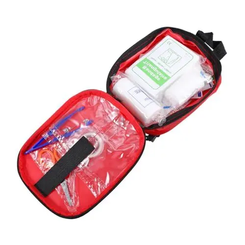 Produktbild: MOLUCKFU Notfall-rettungsset Tasche Für Outdoor-survival-praktisch Tragbar Mit Erste-hilfe-ausrüstung Komplett Satz Behälter Reisen