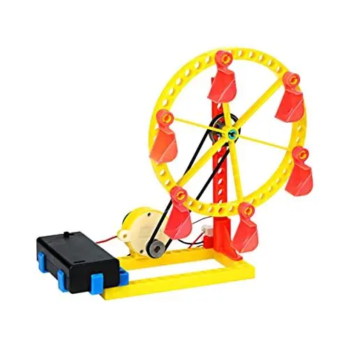Produktbild: MOLUCKFU 1 Satz Riesenrad Bauen DIY Riesenrad Modell Spielzeug Modell Riesenrad Kinder bastelset basteln für Kinder Riesenrad-Experiment-Spielzeug naturwissenschaftliches Lernset Abs