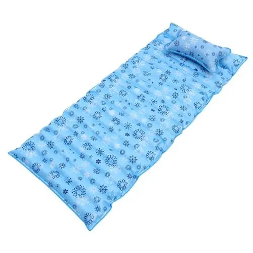 Produktbild: MOLUCKFU 1 Satz Wasser- -Matratze Eismatratze Campingmatratze Matratze aufblasen Coole matratze Inflatable Mattress aufblasbare matratze Sommer Wassermatratze Eispad Material PVC Sky-Blue