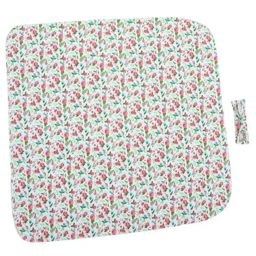 Produktbild: MOLUCKFU Wickeldecken-Set Für Säuglinge Mit Stirnband Rosen-Blumenmuster Neugeborenen-babydecke Weich Und Atmungsaktiv