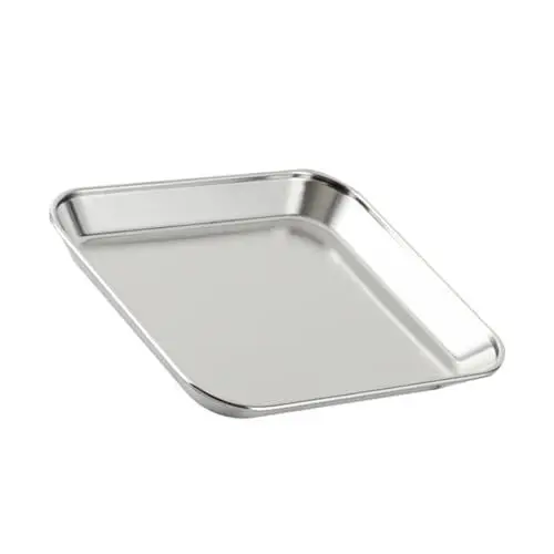 Produktbild: MOLUCKFU Edelstahl-servierplatte Grillplatte Speiseteller Obstteller Für Haushalte Bäckereien Restaurants Hotels