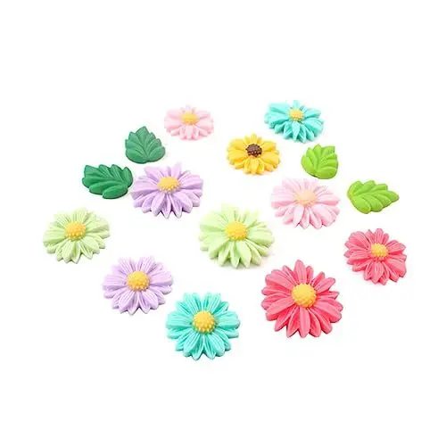 Produktbild: MOLUCKFU 20st Kühlschrankaufkleber in Blumenform Kühlschrankaufkleber Aus Kunstharz Magnetischer Aufkleber Für Zu Hause Kreativer Kühlschrankaufkleber