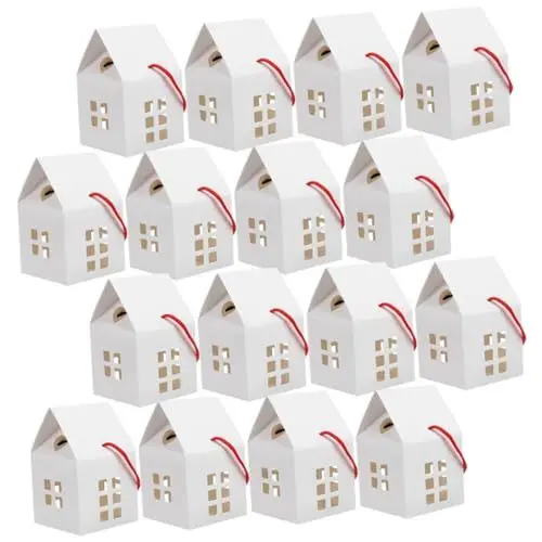 Produktbild: MOLUCKFU Miniatur-weihnachtsboxen Mit Griffen Süßigkeitenbehälter Aus Papier Für Partybedarf