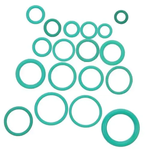 Produktbild: MOLUCKFU 270 Stk Dichtungsring für Klimaanlage O-Ringe der Klimaanlage o Ringe Auto Klimaanlagen Dichtungsringe KFZ Klimakompressor Dichtungsringe Gummi-O-Ringe -Dichtungssatz Green