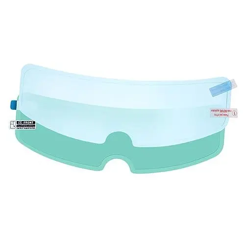 Produktbild: MOLUCKFU 2 Sätze Helm Antibes Chlag Folie Radfahren Wasserdichter Film Wasserdichte Folie Für Den Außenbereich Schutzfilm Helm Wasserdichter Film Reitschutzfolie Das Haustier Blue