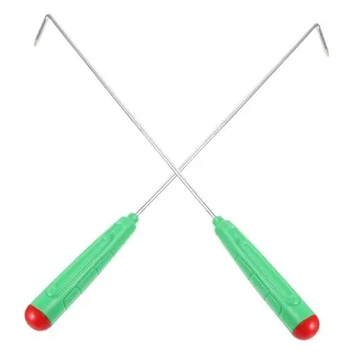 Produktbild: MOLUCKFU Bbq-feuerhaken 2er-pack Metall-kamin-poker-werkzeuge Für Camping Picknick Und Zusammenkünfte Im Freien