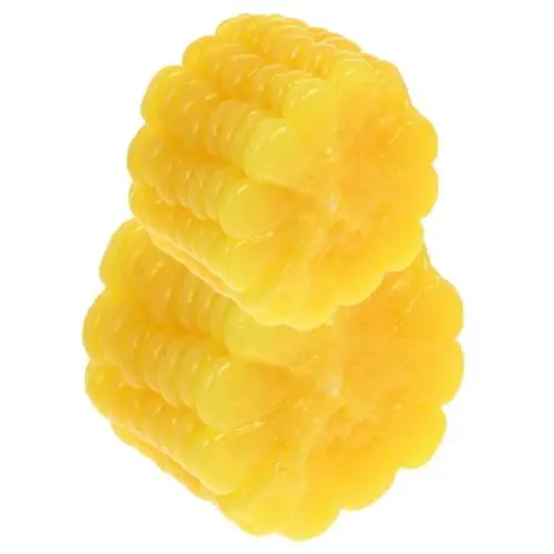 Produktbild: MOLUCKFU 2st Simulation Mais Mais-gemüse-Modell Maisscheiben Simulieren Künstliches Maismodell Gefälschte Maisverzierung Künstliche Maisverzierung Herbsternte Desktop-Ornament PVC Yellow