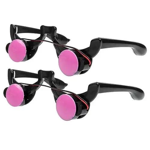Produktbild: MOLUCKFU 2stücke Glühende Brille Für Halloween Und Partys Clown Eyewear Kostüm Accessoires Für Feiern Karneval Und Nachtveranstaltungen