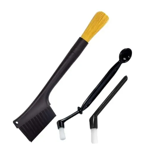 Produktbild: MOLUCKFU 3-teiliges Kaffeebürsten-set Für Kaffeemaschinen Reinigungsbürsten Für Kaffeemühlen Bürste Für Kaffeepulver Wischbürsten Für Kaffeemaschine