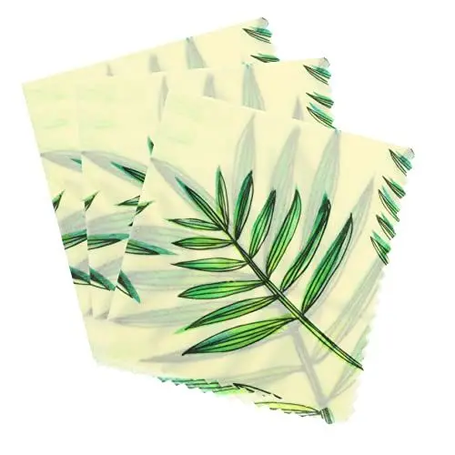 Produktbild: MOLUCKFU Bienenwachs-lebensmittelverpackungspapier 3 Grüne Blattblätter Küchen- -geschenkpapier Zum Backen Lebensmittelaufbewahrung