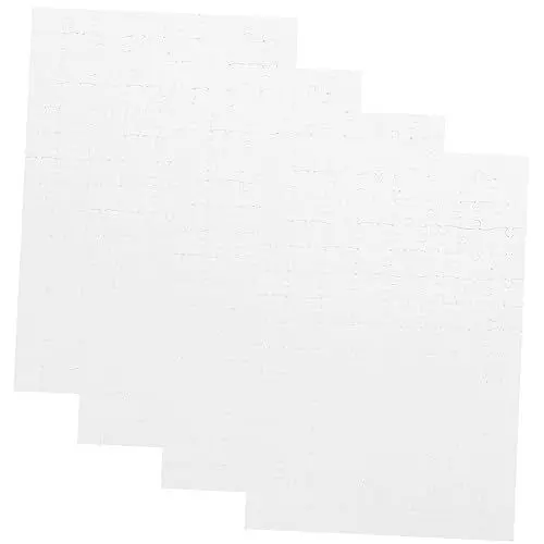 Produktbild: MOLUCKFU Sublimations-Puzzle-rohlinge A4 Leeres Puzzle DIY Papierpuzzle Malpuzzlespielzeug Kinderpuzzle Spielzeug