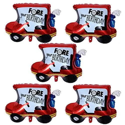 Produktbild: MOLUCKFU 5St Transportballon kiddibuzz partyknaller kinder toys ballongas balons Auto Ballon Heliumballons für Fahrzeuge Auto-Dekor Festdekorationsballons Partyballons Aluminiumfolie