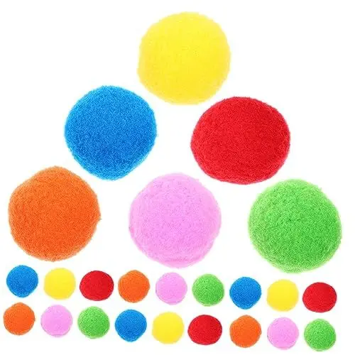 Produktbild: MOLUCKFU 60 Stück Wasserhüpfbälle Leuchtende Wasserbälle Springende Pool Spielzeugbälle Outdoor Wasserspielzeug Für Kinder Interessante Wasseraufnahme Perfekt Für Poolpartys