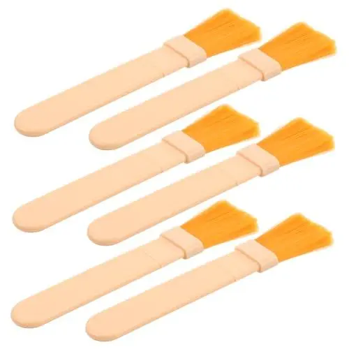 Produktbild: MOLUCKFU 6-teiliges Set Auto Reinigungsbürste Autopflegeset Innenreiniger Auto-staubwedel-bürste Für Den Innenraum Detailpinsel Auto-Detail-Pinsel-Set Detailbürsten Autopflege Pp Yellow