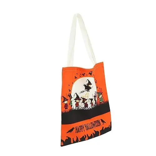 Produktbild: MOLUCKFU Halloween Süßigkeitstüte Halloween Partygeschenke Halloween Kessel Für Süßigkeiten Süßes Oder Saures Süßigkeitentüten Einkaufstasche Mini Tragetaschen Halloween