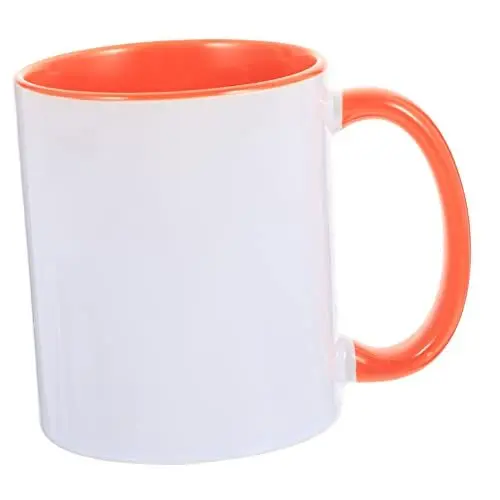 Produktbild: MOLUCKFU Ceramic Mug Retro Zweifarbiger Kaffeebecher Aus Hochwertiger Keramik Für Cappuccino Tee Und Saft Für Zuhause Büro Für Freunde Und Familie
