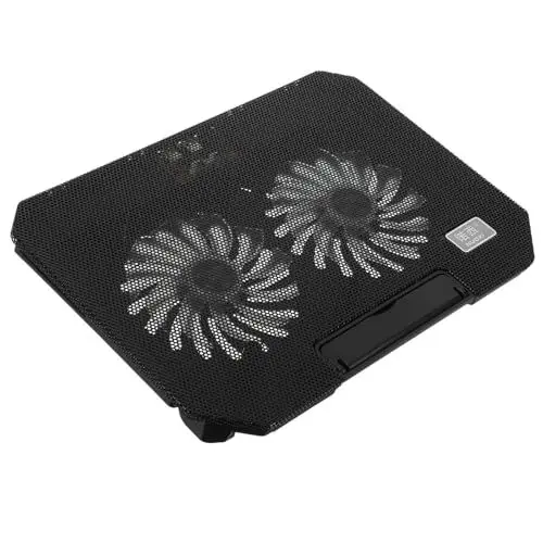 Produktbild: MOLUCKFU Laptop-kühlbasis Laptop-kühlerauflage Lüfter Notebook-kühlpads Kühlung des Laptopständers Laptopständer Gaming Laptop-Computer Laptop Kühlständer Kühlpads Für Laptops Plastik Black